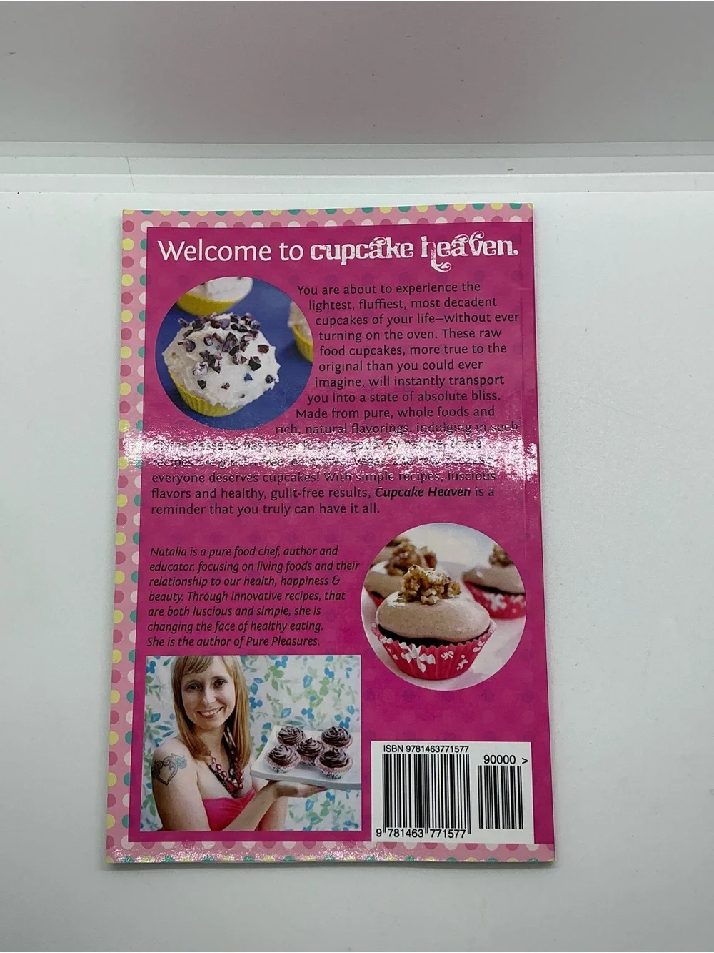 Pure Pleasures Cupcake Heaven Raw Food Sweets Cookbook Vegan Gluten Free